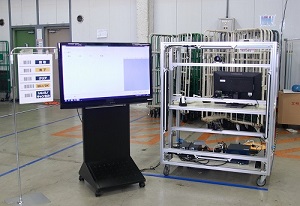 多摩営業所に設置されている映像検品認識装置