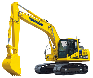 Hybrid hydraulic excavator "HB215-2"
