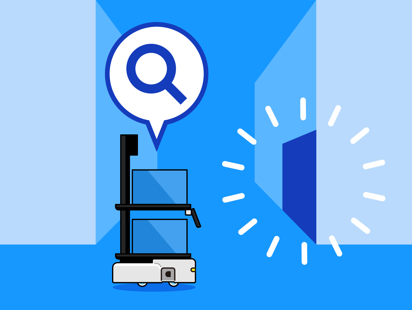 空き棚検索イラスト