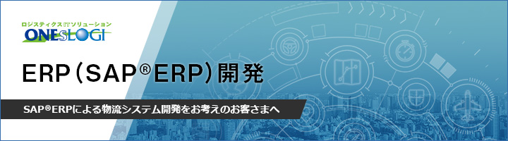 ERP（SAP®ERP）開発/ERPによる物流システム開発をお考えのお客さまへ
